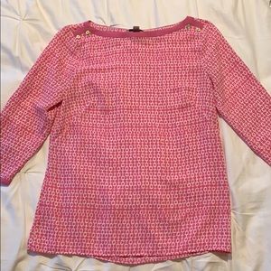 Pink 3/4 sleeve blouse